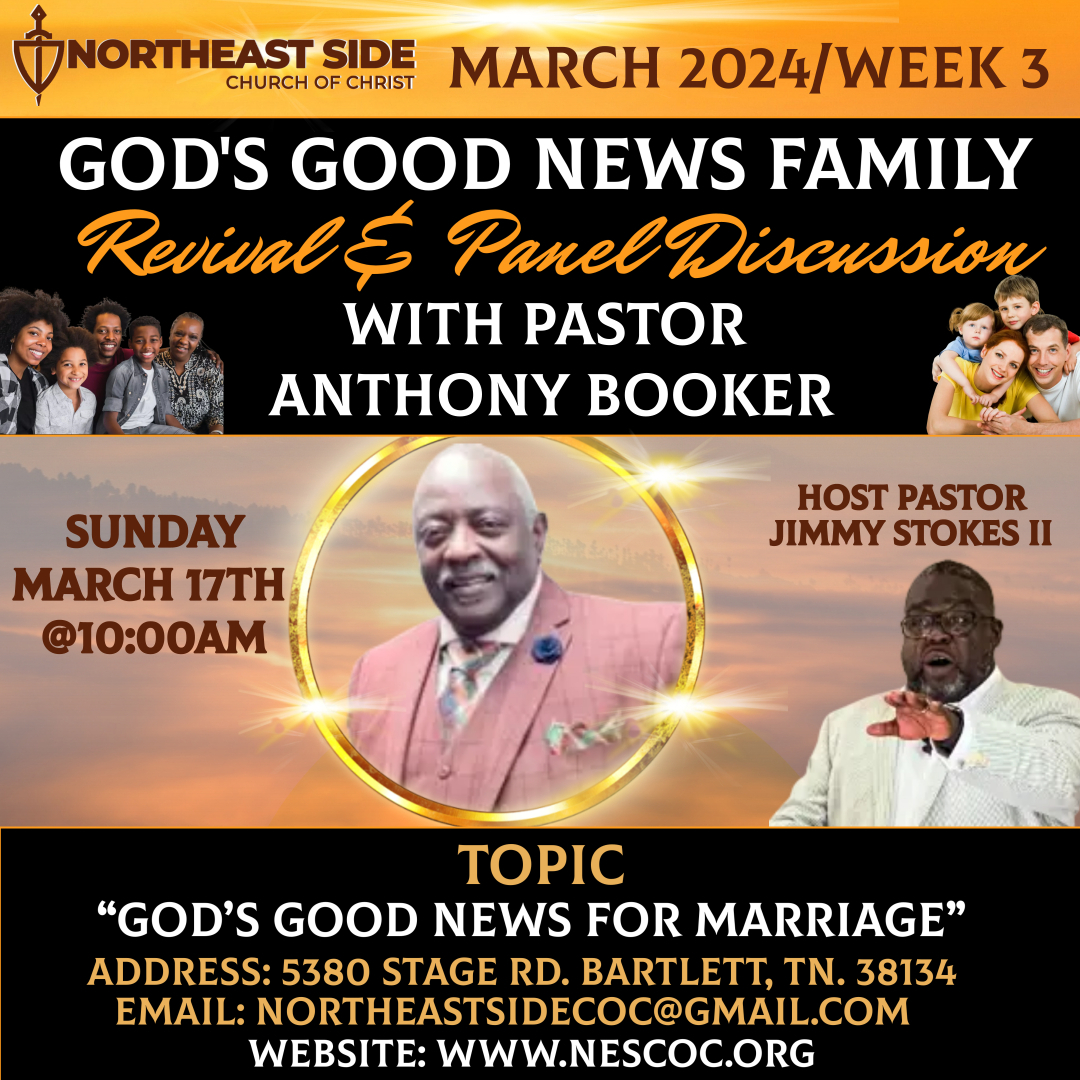 March Revival 2024 -Anthony Booker March 17th